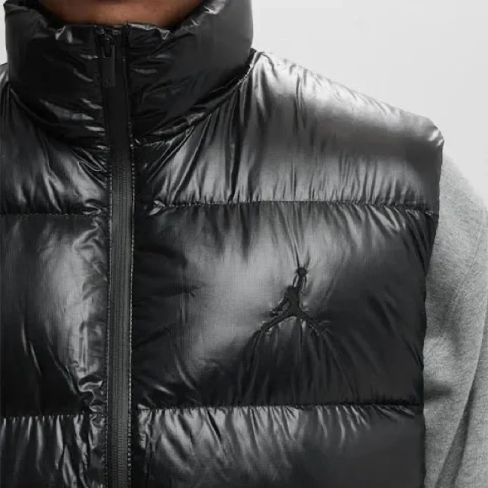 NWT Nike Therma Fit Air Jordan Flight Down Puffer Vest Black Mens FV7273-010‎
